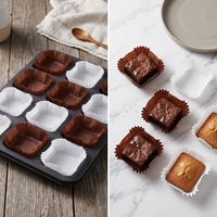 Gobelets en papier jetables pour la cuisson des gâteaux, des muffins et des cupcakes, pour la boulangerie et la pâtisserie maison