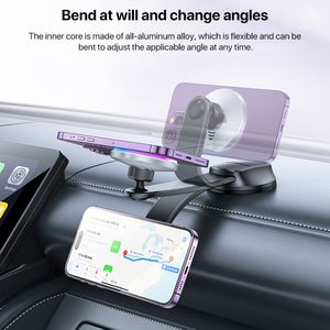 Newest Design <strong>Yesido</strong> C292 15W Magnetic Suction Wireless Charging Car Holder Wireless Phone Charger Holders - Product Image 2