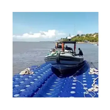 Pontoon bridge jet ski plastik floating pontoon modular floating dock kualitas terbaik