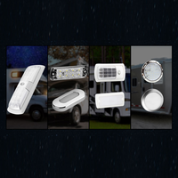 Lampes LED rondes modernes 12V/24V pour intérieur de camping-car et caravane