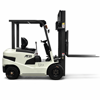 Lithium-Ionen Elektro-Gabelstapler FS-20 mit Hydraulischem Seitenschieber Vollgummireifen Dreirad-Design CE ISO Zertifiziert für Regalbahn-Service