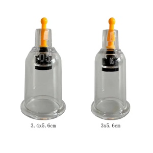 Ensemble de thérapie par ventouses portable mini 4 pièces avec pompe - Product Image 2