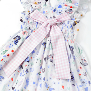 ชุดเดรสสำหรับคุณแม่และฉันชุดสำหรับเทศกาลคริสต์มาสสวมใส่สำหรับเด็กผู้หญิงเสื้อผ้าเด็กลายดอกกุหลาบ - Product Image 2