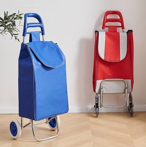 <span class=keywords><strong>Chariot</strong></span> de poignée de <span class=keywords><strong>chariot</strong></span> de sac à provisions <span class=keywords><strong>pliable</strong></span> de supermarché pliant portatif portent des chariots d'<span class=keywords><strong>épicerie</strong></span> avec des roues - Product Image 4