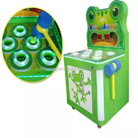 Machine de jeu à pièces Arcade Whack A Mole Kids Hammer Game Machine Frapper Frog Hit Frog Hammer