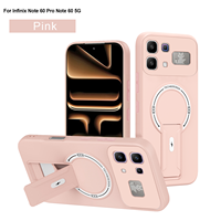 Nouvelle arrivée Coque de protection anti-chute avec béquille magnétique à texture mate pour Infinix NOTE 60 PRO Hot70 Spark40