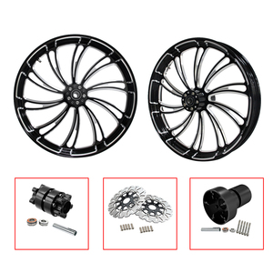 Jante de moto en alliage forgé CNC sur mesure 19"-32" pour <span class=keywords><strong>Harley</strong></span> <span class=keywords><strong>Davidson</strong></span> Touring 2008 et plus - Product Image 2