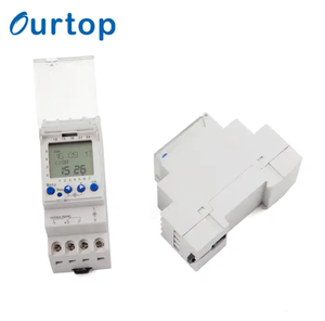 Chất lượng cao <span class=keywords><strong>Durable</strong></span> ourtop lập trình kỹ thuật số điện tử hẹn giờ chuyển đổi LCD hiển thị 220V 16amp DIN đường sắt - Product Image 2