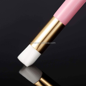 Private Label Doux Cheveux Cils Nettoyant Brosses Cils Shampooing Nez Nettoyage Bois Correcteur Poignée Brillant À Lèvres Application Petit - Product Image 2