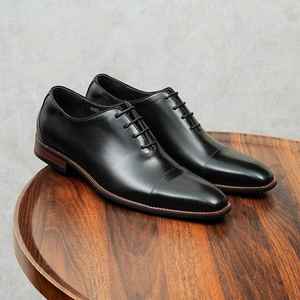 Zapatos de Vestir Formales de Negocios para Hombre, Estilo Nuevo, de Cuero, Casuales, Antideslizantes y Cómodos, Hechos a Mano, para Bodas y Banquetes - Product Image 2