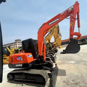 Excavadora de motor diésel Doosan DH55 usada de 6 toneladas con motor en buenas condiciones a la venta - Product Image 5