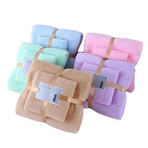 Factory Wholesale Custom Microfiber <b>Bathing</b> <b>Towels</b> Wholesale Large Home <b>Towels</b> Soft Feel Highly Absorbent Bath <b>Towel</b> <b>Set</b> - Product Image 5