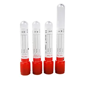 Fabricante descartável de suprimentos médicos 5ml, 10ml, amostra livre, tubo de coleção de sangue estéril