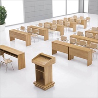 Liyu - Personalización al por Mayor de Podios de Madera de Estilo Moderno, Atril de Piso para Conferencias