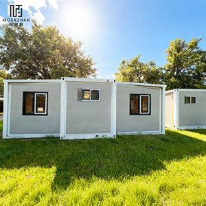 Espace de stockage flexible en conteneur 20FT/40FT, unité préfabriquée portable, bâtiment en acier extensible à bas prix - Product Image 1