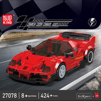 Pour 27078 F4T LM + Vitrine Minicar Briques à assembler Unisexe Plastique ABS Modèle de construction à l'échelle 1:8 Jouet Blocs de construction