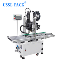 Étiqueteuse automatique ALB-260 pour le dessus des convoyeurs, pour boîtes en carton, couvercles en plastique, sachets et emballages, machine d'étiquetage automatique sur surface plane