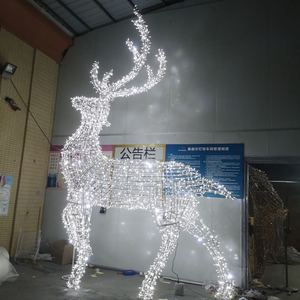 Christmas <strong>Outdoor</strong> Led Giant <strong>Light</strong> <strong>up</strong> Led Warm White Lighted <strong>Reindeer</strong> - Product Image 3