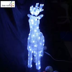 Vacaciones Navidad Decoración al aire libre Forma Animales Led 3D Reno Motif Light - Product Image 2