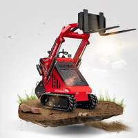 Vente directe d'usine Chargeuse compacte Mini-chargeuse Transmission hydraulique Commande par joystick Marquage CE Garden Core