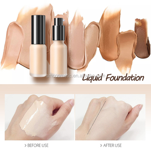 SF49 Beauty Face Base Maquillaje personalizado Etiqueta privada Mineral Cosmético Larga duración Impermeable Cobertura completa Base líquida - Product Image 2