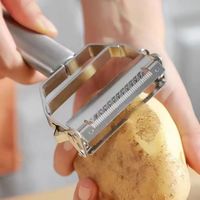 DaS RVS Fruit- en Aardappelschiller Julienne-schiller Keukenhulpjes Groenteschiller