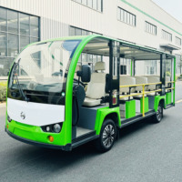 Bus électrique de tourisme à toit ouvert de haute qualité, 14 places, pour des excursions guidées modernes en ville