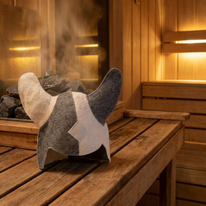 Llame <span class=keywords><strong>la</strong></span> atención <span class=keywords><strong>en</strong></span> <span class=keywords><strong>la</strong></span> sauna con este gorro de lana pura bicolor con cuernos que cambia de color de <span class=keywords><strong>lado</strong></span> a <span class=keywords><strong>lado</strong></span> - Product Image 1