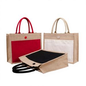 Bolsa de Compras Reutilizable 100% Biodegradable, Plegable, Hecha de Yute, Personalizable para Mercados, Centros Comerciales, Viajes, Alimentos y Herramientas - Product Image 1