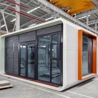 Maison préfabriquée portable Apple Cabin pour les projets de glamping, de chambres d'hôtes, d'hôtels et de villas de vacances
