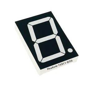 Kem-15011-bsr Single Digit Red 1.5 Inch 7 Segment Display Block