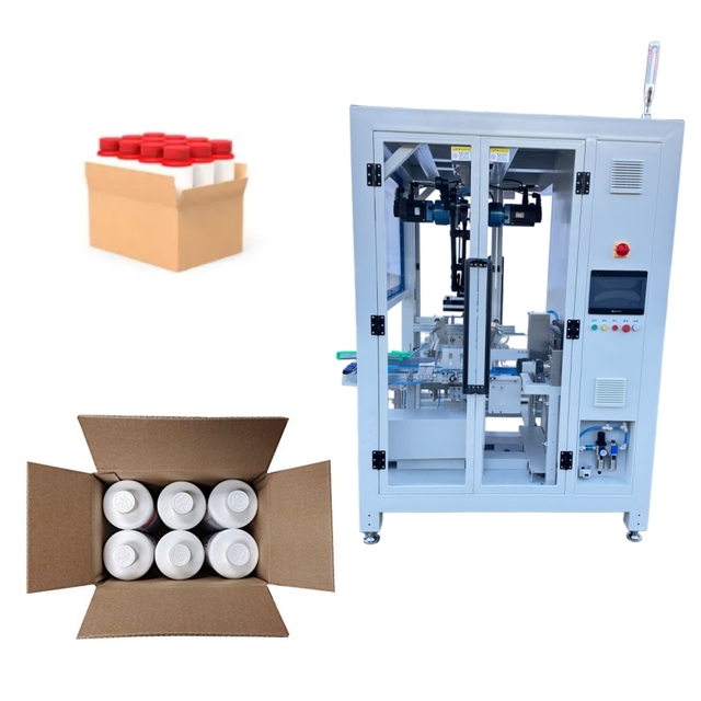 Smart 2-Axis Case Packing Machine for Paste Cans