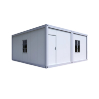 Maison de conteneur pliable préfabriquée à construction rapide, bureau, appartement, maison de conteneur en acier modulaire pliable, design moderne