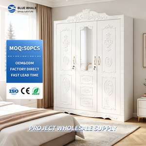 Armoires et placards en acier gaufré pour chambre à coucher, certifiés ISO CE, vente en gros d'usine, personnalisables pour les achats importants - Product Image 1