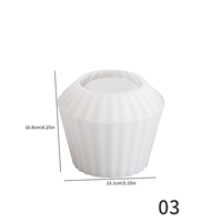 Nouvelles idées : Moule en silicone en forme de baril pour pot de fleurs en béton, plantes succulentes, moule en ciment, résine époxy, plâtre et argile
