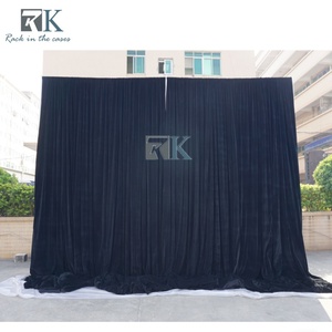 Kit de rideaux noirs RK et de tringles pour la décoration de mariages et d'événements - Product Image 2