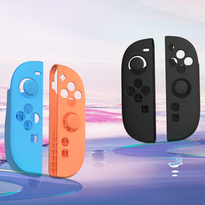 Funda de silicona antideslizante para Nintendo Switch 2 controlador izquierdo derecho con tapa de palanca de mando para Switch 2 funda protectora a prueba de golpes - Product Image 4