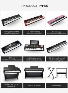 Yongmei listo para enviar teclado de Piano pantalla 61 teclas teclado electrónico órgano Ctronic órgano Piano 61 teclado instrumento Musical - Product Image 4