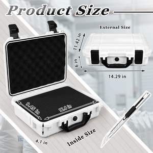 Étui de transport pour drone EVA imperméable gratuit pour Dji Mini 4 Pro avec insert en mousse, antichoc, étui rigide personnalisé avec fermeture éclair, voyage - Product Image 2