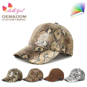 Belleworld Groothandel Honkbal Hoed Op Maat Print Verstelbare Outdoor Vissen Unisex Sport Hot Selling Pu Slang Huid Hoed - Product Image 2