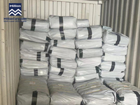 Vente Flash - Bâche de Camion en PE Imperméable 190 g/m² avec Film Blanc sur Base Noire et Bandes Renforcées