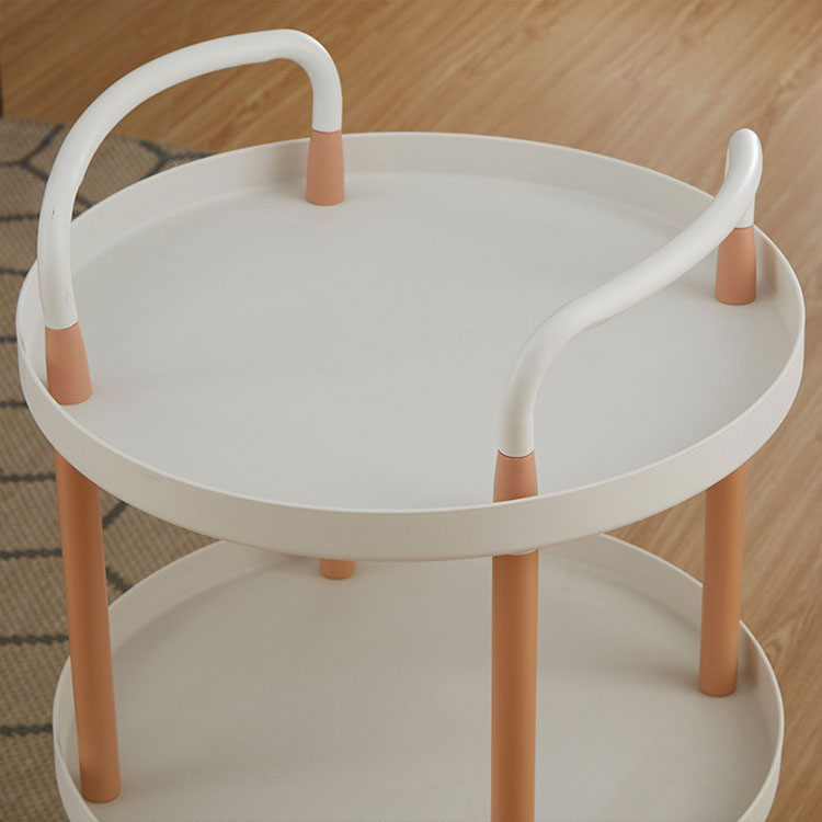 3 Tier Plastic Kitchen Vegetable Rack Storage Cart Household
