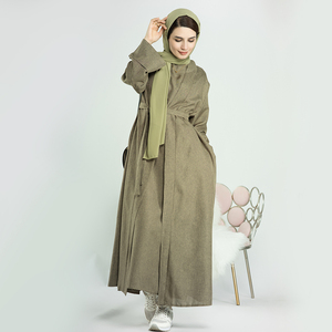 2023 Loriya Dubai donna abbigliamento islamico lino chiuso Abaya abiti quotidiani musulmani ragazze Abaya <span class=keywords><strong>turchia</strong></span> Abaya donne abiti musulmani - Product Image 6
