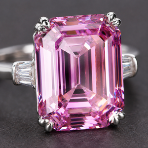 Anello rettangolare da donna con design geometrico, accessorio da dito per uso quotidiano - Product Image 4