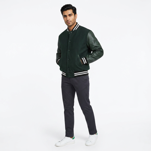 2026 New Design Versity <b>Jacket</b> Stand Collar 100% Cotton Breathable <b>Men</b> <b>Baseball</b> Winter Cheap Price OEM Service - Product Image 1