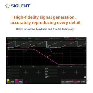 SIGLENT SDG3082X เครื่องกำเนิดสัญญาณรูปคลื่นอิสระ 2 ช่องสัญญาณ 160MHz หน้าจอสัมผัส 7 นิ้ว อัตราการสุ่มตัวอย่าง DAC 1.2 GSa/s แหล่งสัญญาณไซน์ - Product Image 5