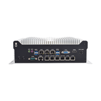 Mini PC en gros à prix abordable, séries I7 I9, conçus pour les applications Linux, usage industriel avec 9 ports LAN et emplacement d'extension PCIe pleine taille