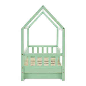 Letto <span class=keywords><strong>Montessori</strong></span> a Doppia Struttura in Legno per Bambini, per Imparare a Camminare - Product Image 5