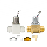 Dokunmasız Sensörlü Musluklar için Darbe Kilitlemeli Solenoid Valf Üreticisi DC 3V G3/4 IP67 Düşük Güçlü Uzun Ömürlü Plastik