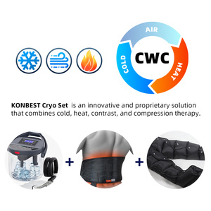 Máquina <span class=keywords><strong>Profesional</strong></span> <span class=keywords><strong>de</strong></span> Terapia <span class=keywords><strong>de</strong></span> Presión con Compresión Fría/Caliente para Rehabilitación <span class=keywords><strong>de</strong></span> Pies y Rodillas - Product Image 2